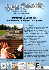 ESCURSIONE FILOSOFICA. SPIRITO ROMANTICO @ San Giovanni in Galilea | San Giovanni In Galilea | Emilia-Romagna | Italia