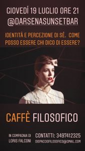 CAFFE' FILOSOFICO. IDENTITA' E PERCEZIONE DI SE' @ Darsena Sunsetbar | Rimini | Emilia-Romagna | Italia
