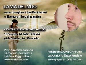 LA VIA DEL MITO. PRESENTAZIONE LABORATORIO @ B&B Jamen Institute | Rimini | Emilia-Romagna | Italia
