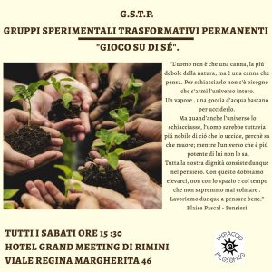 G.S.T.P. GRUPPI SPERIMENTALI TRASFORMATIVI PERMANENTI @ Hotel Grand Meeting | Roma | Lazio | Italia